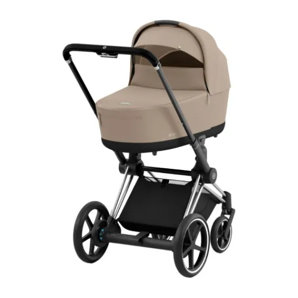 Cybex Kinderwagen 2-in-1 e-Priam 4 Chrome Brown / Chrome - Cozy Beige> Wandelwagens|Complete Kinderwagens