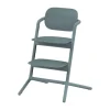 Cybex Lemo Stone Blue - Mid Blue> Kunststof Kinderstoelen|Houten Kinderstoelen