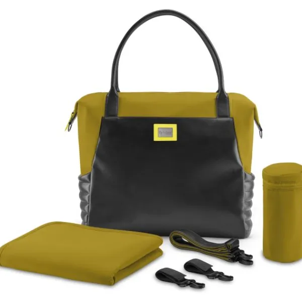 Cybex Platinum Shopper Bag Mustard Yellow - Yellow> Accessoires Kinderwagens|Accessoires Tweeling/Duo