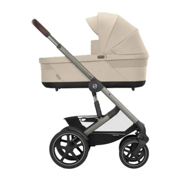 Cybex Talos S Lux Kinderwagen 2-in-1 - TPE Almond Beige/Beige> Uitbreidbare Kinderwagens|Wandelwagens