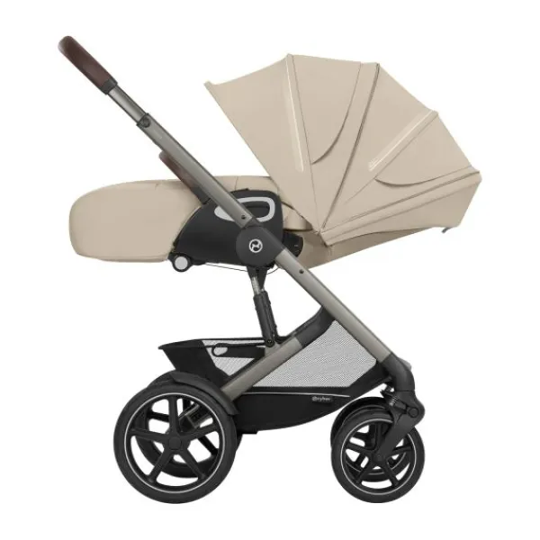 Cybex Talos S Lux Kinderwagen 2-in-1 - TPE Almond Beige/Beige> Uitbreidbare Kinderwagens|Wandelwagens