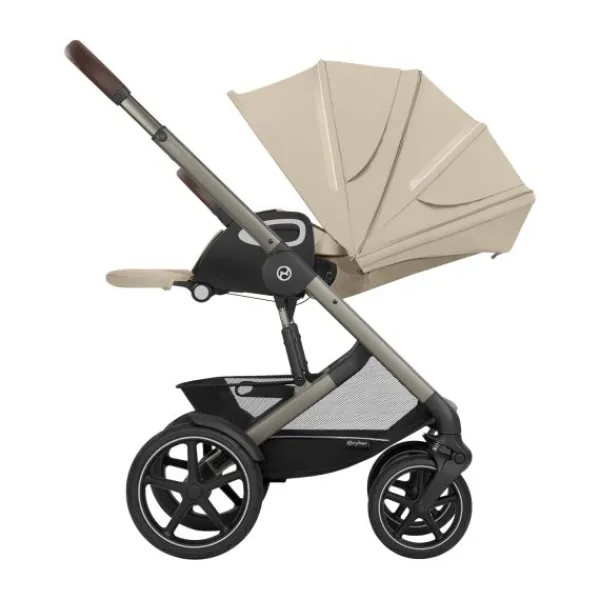 Cybex Talos S Lux Kinderwagen 2-in-1 - TPE Almond Beige/Beige> Uitbreidbare Kinderwagens|Wandelwagens