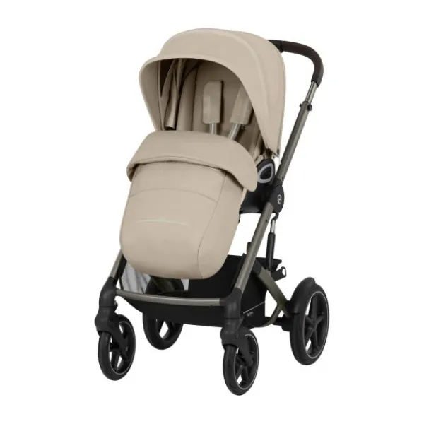 Cybex Talos S Lux Kinderwagen 2-in-1 - TPE Almond Beige/Beige> Uitbreidbare Kinderwagens|Wandelwagens