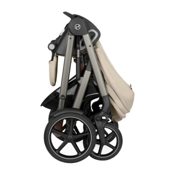 Cybex Talos S Lux Kinderwagen 2-in-1 - TPE Almond Beige/Beige> Uitbreidbare Kinderwagens|Wandelwagens