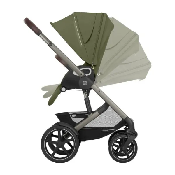 Cybex Talos S Lux Kinderwagen 2-in-1 - TPE Almond Beige/Beige> Uitbreidbare Kinderwagens|Wandelwagens