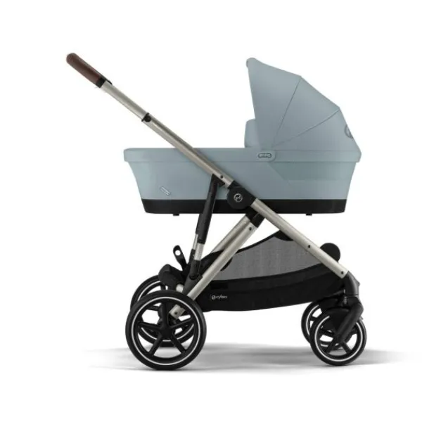 Cybex Tweelingwagen Gazelle S Seashell Beige - Light Beige> Tweeling Kinderwagens|Duo Kinderwagens