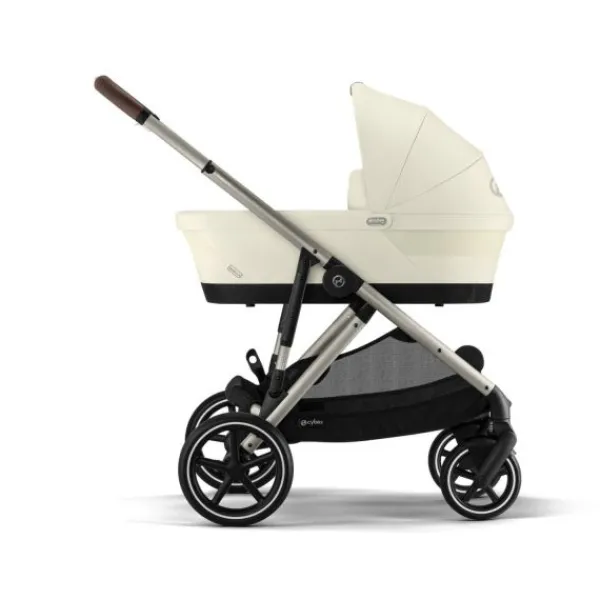 Cybex Tweelingwagen Gazelle S Seashell Beige - Light Beige> Tweeling Kinderwagens|Duo Kinderwagens