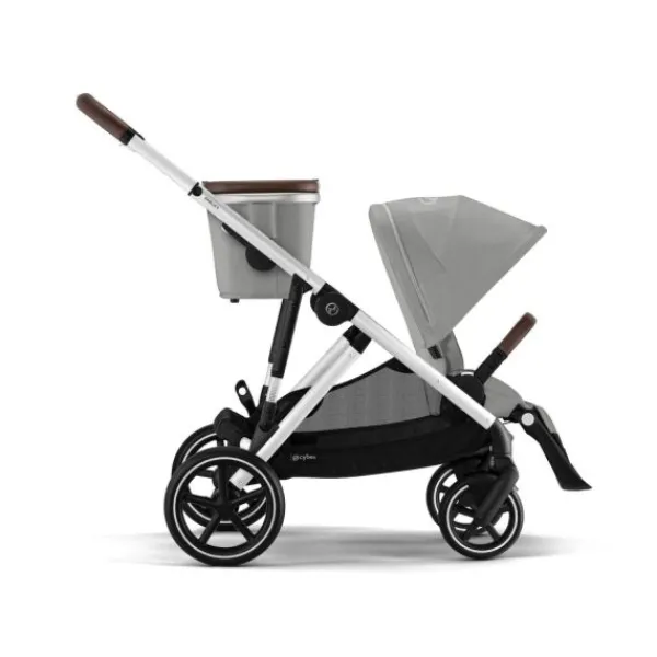 Cybex Tweelingwagen Gazelle S Seashell Beige - Light Beige> Tweeling Kinderwagens|Duo Kinderwagens