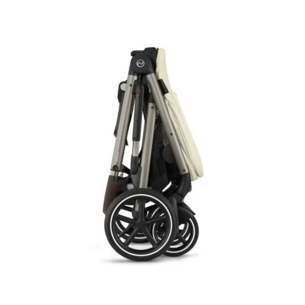 Cybex Tweelingwagen Gazelle S Seashell Beige - Light Beige> Tweeling Kinderwagens|Duo Kinderwagens