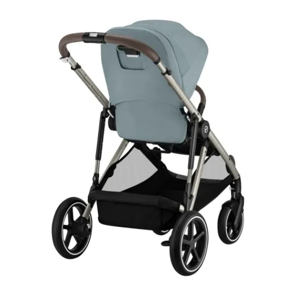 Cybex Wandelwagen Gazelle S TPE Seashell Beige - Light Beige> Tweeling Kinderwagens|Duo Kinderwagens