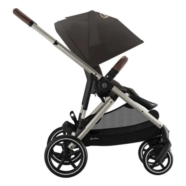 Cybex Wandelwagen Gazelle S TPE Seashell Beige - Light Beige> Tweeling Kinderwagens|Duo Kinderwagens