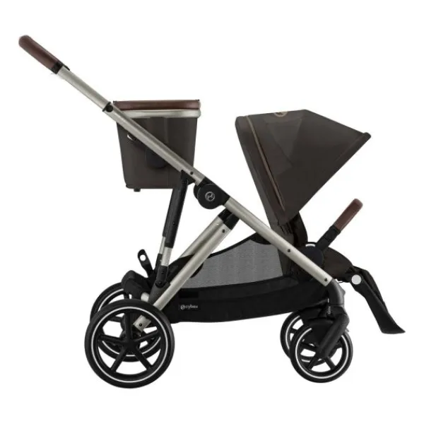 Cybex Wandelwagen Gazelle S TPE Seashell Beige - Light Beige> Tweeling Kinderwagens|Duo Kinderwagens