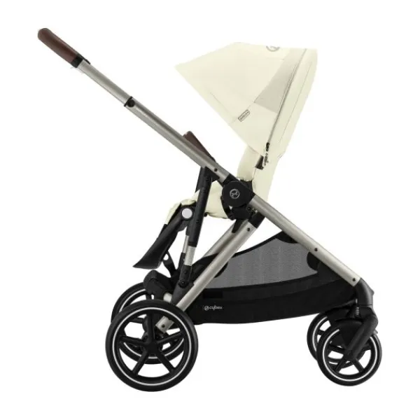 Cybex Wandelwagen Gazelle S TPE Seashell Beige - Light Beige> Tweeling Kinderwagens|Duo Kinderwagens