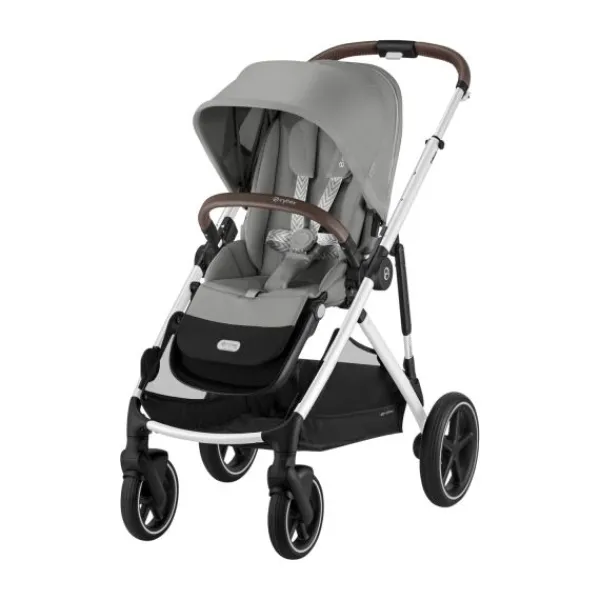 Cybex Wandelwagen Gazelle S TPE Seashell Beige - Light Beige> Tweeling Kinderwagens|Duo Kinderwagens