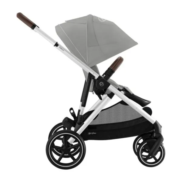 Cybex Wandelwagen Gazelle S TPE Seashell Beige - Light Beige> Tweeling Kinderwagens|Duo Kinderwagens