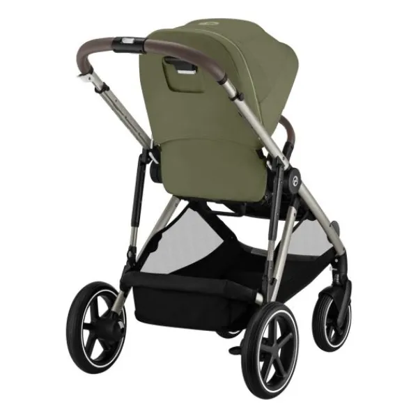 Cybex Wandelwagen Gazelle S TPE Seashell Beige - Light Beige> Tweeling Kinderwagens|Duo Kinderwagens
