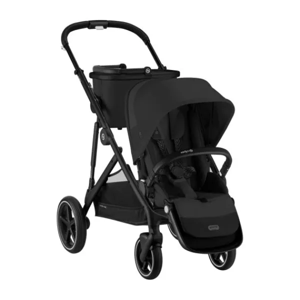 Cybex Wandelwagen Gazelle S TPE Seashell Beige - Light Beige> Tweeling Kinderwagens|Duo Kinderwagens