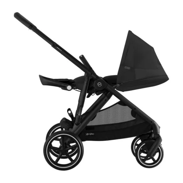 Cybex Wandelwagen Gazelle S TPE Seashell Beige - Light Beige> Tweeling Kinderwagens|Duo Kinderwagens