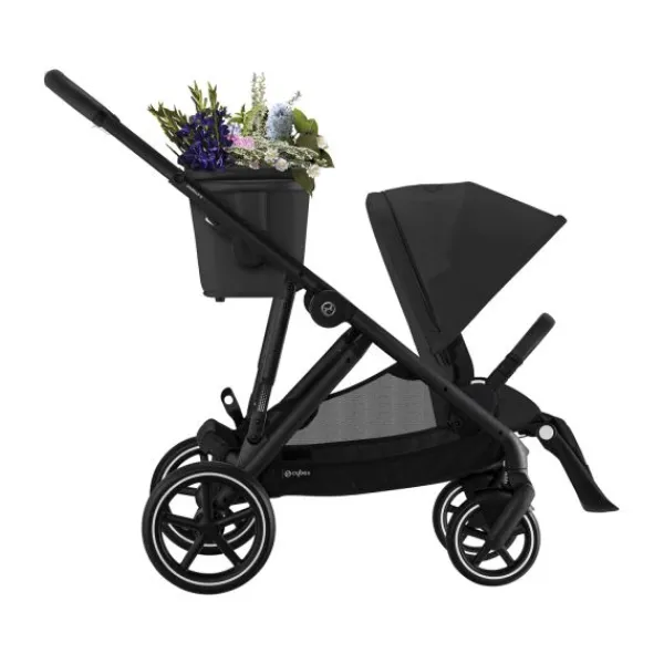 Cybex Wandelwagen Gazelle S TPE Seashell Beige - Light Beige> Tweeling Kinderwagens|Duo Kinderwagens