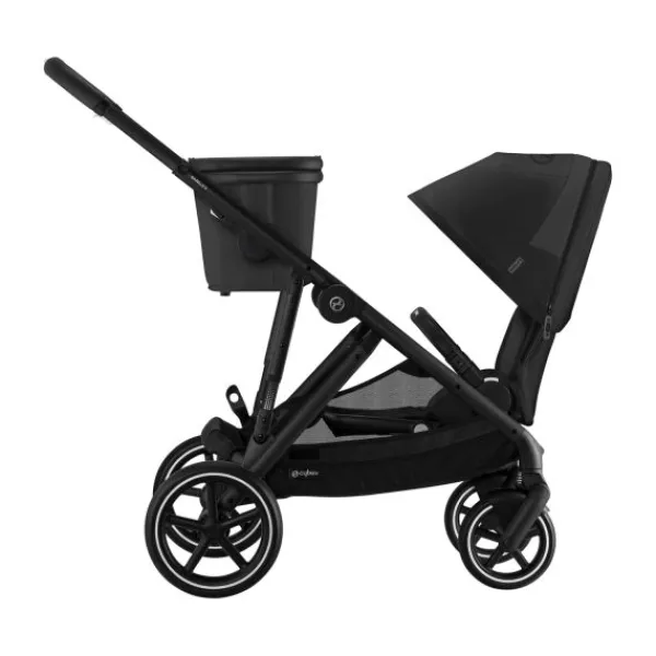 Cybex Wandelwagen Gazelle S TPE Seashell Beige - Light Beige> Tweeling Kinderwagens|Duo Kinderwagens