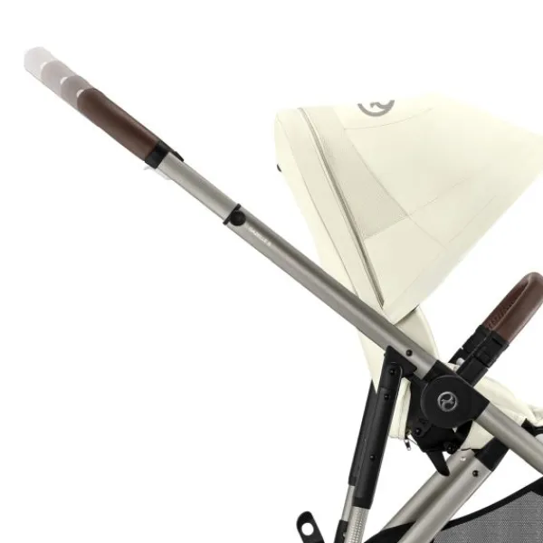 Cybex Wandelwagen Gazelle S TPE Seashell Beige - Light Beige> Tweeling Kinderwagens|Duo Kinderwagens