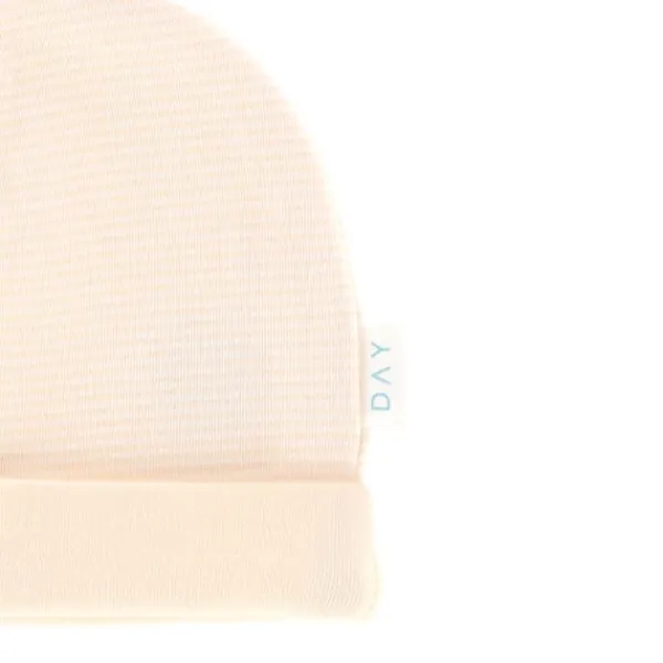 DAY Mutsje - Apricot Gestreept - 0-6 Mnd> Mutsjes