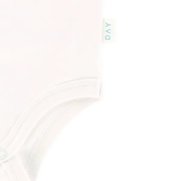 DAY Romper Lange Mouw - Off White - Mt. 50/56> Rompertjes