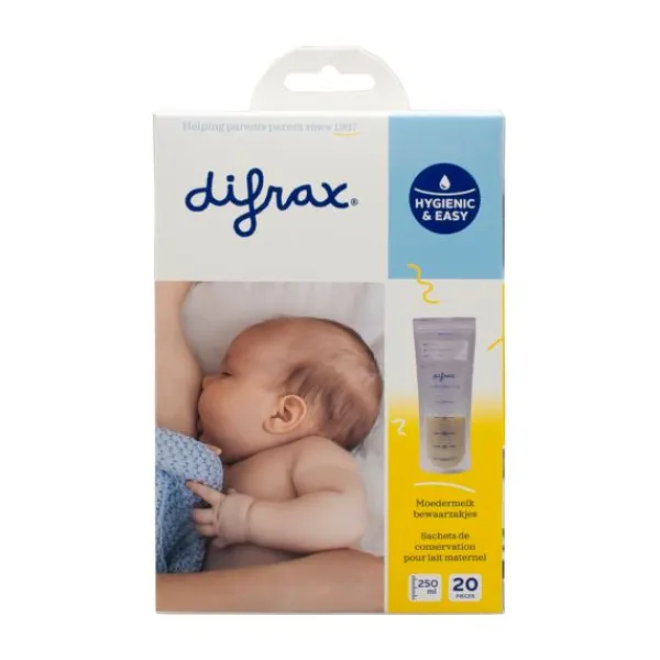 Difrax Breast To Baby Bewaarzakjes> Melk Bewaarzakjes