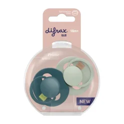 Difrax Dynamic Lovi Prime Fopspeen -  18mnd+ - 2st. - Pistachio / Green> Fopspenen 18+ Maanden