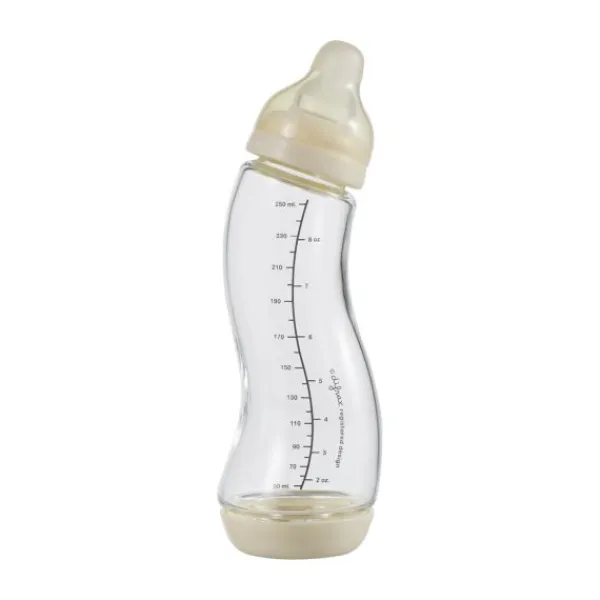 Difrax S-Fles Glas Smal 250ml Blossom> Flessen