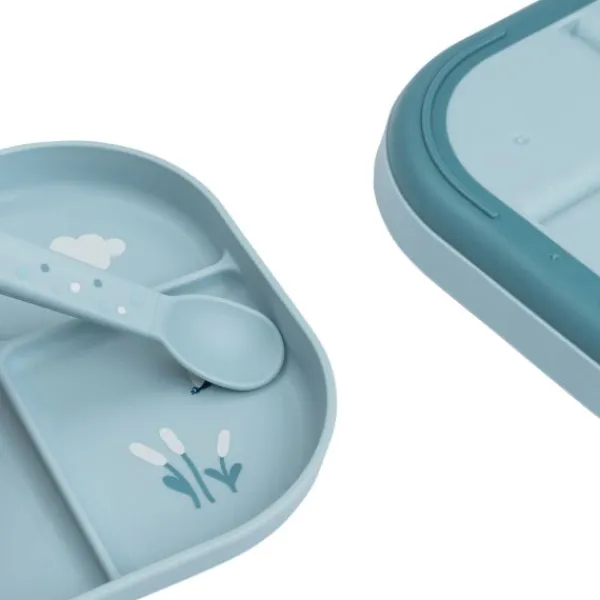 Done By Deer Elphee Vakjes Bord - Blue> Bordjes