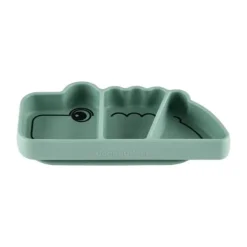 Done By Deer Silicone Stick&Stay Snack Bord Croco Green> Bordjes