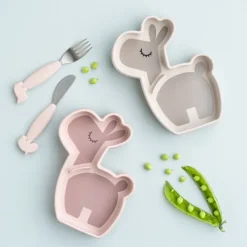 Done By Deer Silicone Stick&Stay Snack Bord Lalee Powder><noscript><img width=