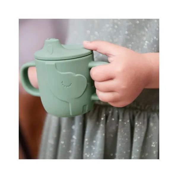 Done By Deer Spout Cup Peekaboo Elphee Blue> Bekers