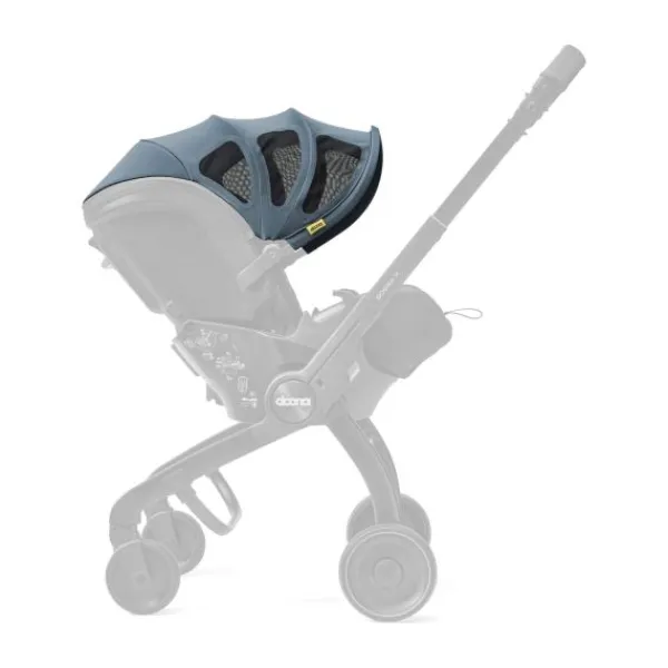 Doona X Summer Canopy - Ocean Blue> Accessoires Kinderwagens|Accessoires Tweeling/Duo