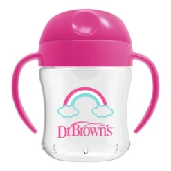 Dr. Brown's Beker Cheers 360 Roze Met Print 200ml><noscript><img width=