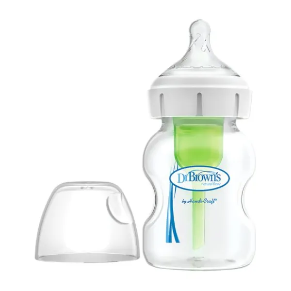 Dr. Brown's Fles Brede Hals Glas Options + 150ml> Flessen