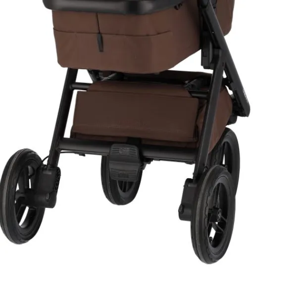 Dubatti One E6 Kinderwagen 2-in-1 - Dark Brown / Walnut Brown> Uitbreidbare Kinderwagens|Wandelwagens