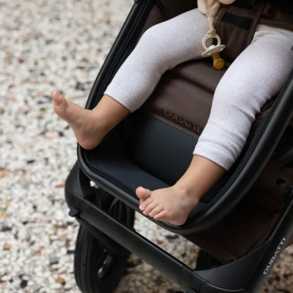 Dubatti One E6 Kinderwagen 2-in-1 - Dark Brown / Walnut Brown> Uitbreidbare Kinderwagens|Wandelwagens