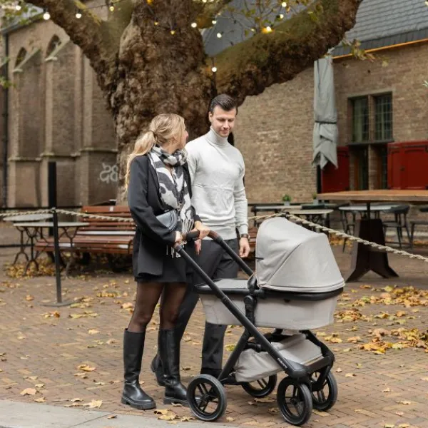 Dubatti One E6 Kinderwagen 2-in-1 - Dark Brown / Walnut Brown> Uitbreidbare Kinderwagens|Wandelwagens