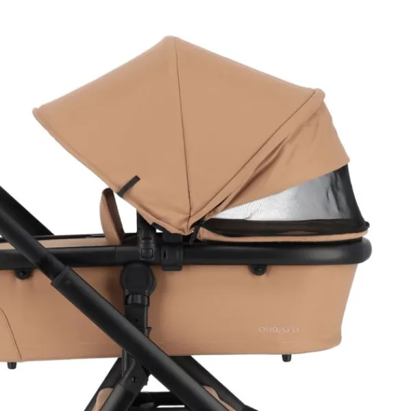 Dubatti One E6 Kinderwagen 2-in-1 - Dark Brown / Walnut Brown> Uitbreidbare Kinderwagens|Wandelwagens