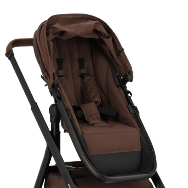 Dubatti One E6 Kinderwagen 2-in-1 - Dark Brown / Walnut Brown> Uitbreidbare Kinderwagens|Wandelwagens