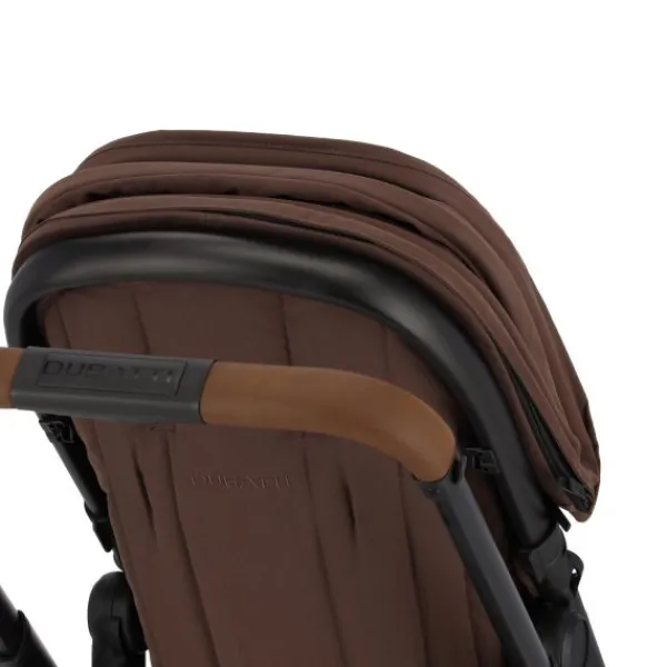 Dubatti One E6 Kinderwagen 2-in-1 - Dark Brown / Walnut Brown> Uitbreidbare Kinderwagens|Wandelwagens