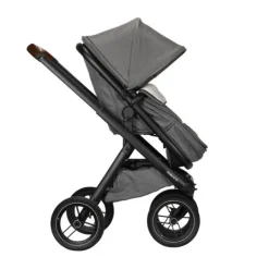 Dubatti One E5 Kinderwagen 2-in-1 Grey Frame Black/Dark Brown><noscript><img width=