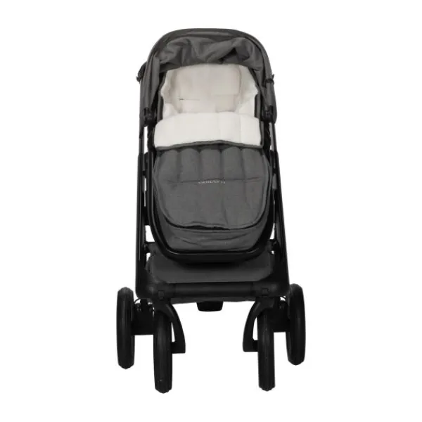 Dubatti One E5 Kinderwagen 2-in-1 Grey Frame Black/Dark Brown> Wandelwagens|Complete Kinderwagens