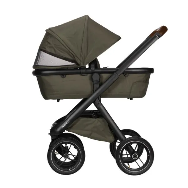Dubatti One E5 Kinderwagen 2-in-1 Grey Frame Black/Dark Brown> Wandelwagens|Complete Kinderwagens