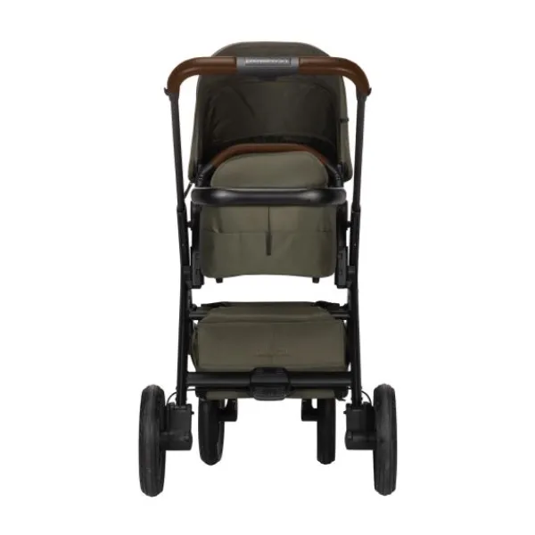 Dubatti One E5 Kinderwagen 2-in-1 Grey Frame Black/Dark Brown> Wandelwagens|Complete Kinderwagens