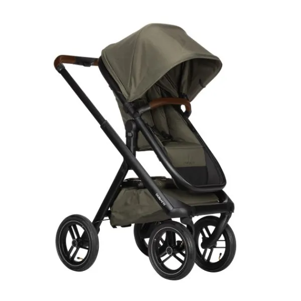 Dubatti One E5 Kinderwagen 2-in-1 Grey Frame Black/Dark Brown> Wandelwagens|Complete Kinderwagens