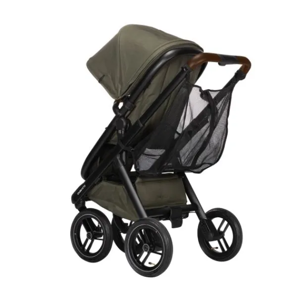 Dubatti One E5 Kinderwagen 2-in-1 Grey Frame Black/Dark Brown> Wandelwagens|Complete Kinderwagens
