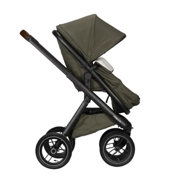 Dubatti One E5 Kinderwagen 2-in-1 Grey Frame Black/Dark Brown> Wandelwagens|Complete Kinderwagens